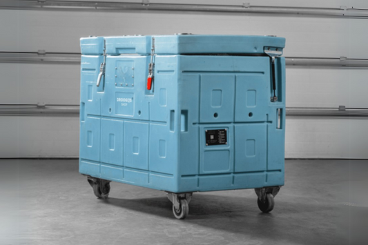 Droogijs 9mm pellets container a 350 kg