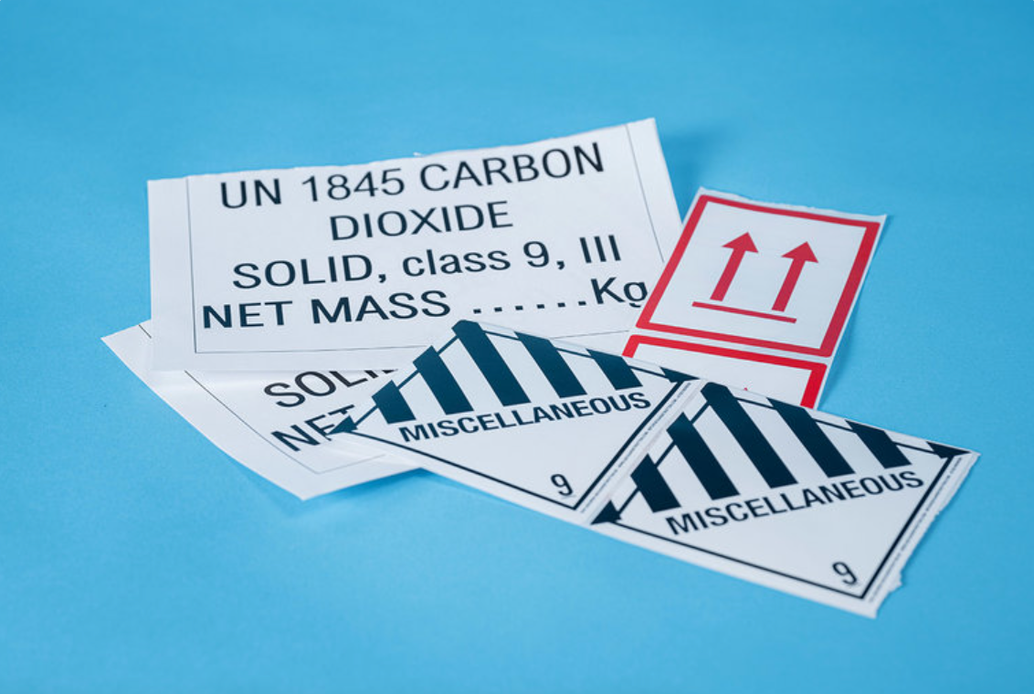 Air freight label set