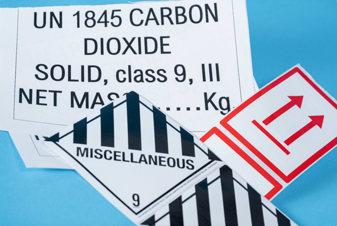 Air freight label set