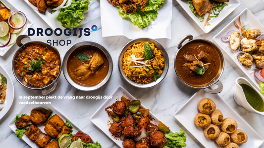 A vibrant assortment of dishes from Droogijs shop, showcasing diverse flavors and presentations.